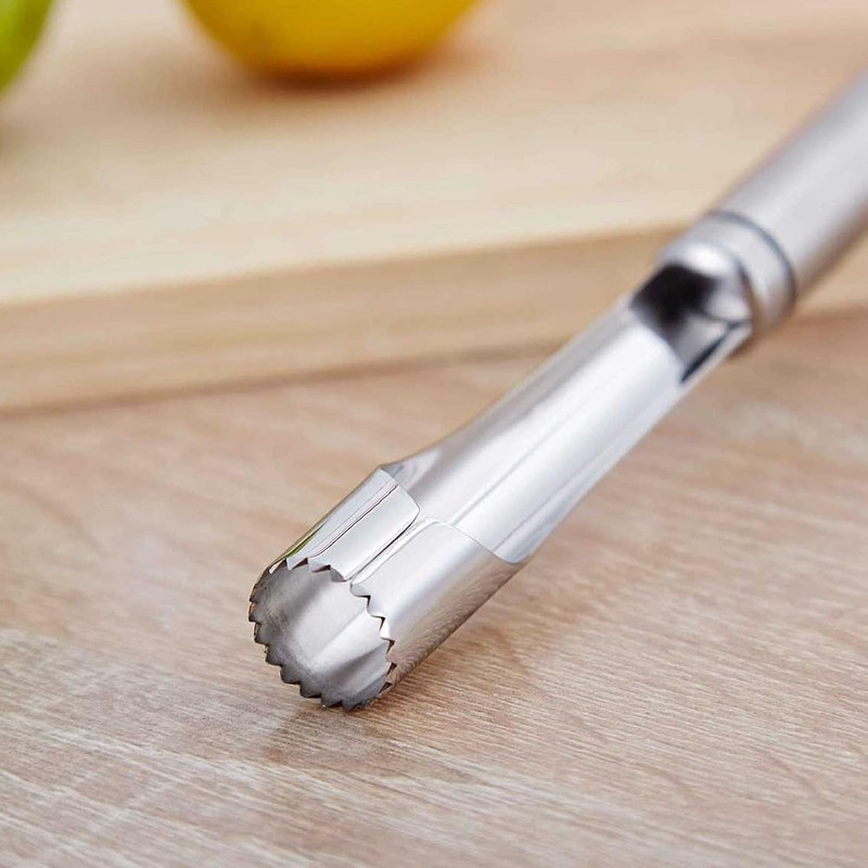Lazmin112 Descorazonador de Manzanas de Acero Inoxidable, Descorazonador de Frutas
