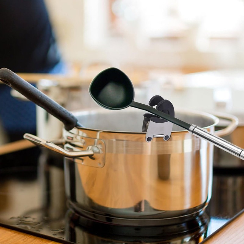 MAGICLULU 2pcs Spoon Clip for Pot Spoon Holder Pot Overflow