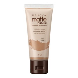Renova Base de Maquillaje Liquido Matte Natural, color Beige Arena, 30 ml