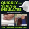 Alien Draft Seal Insulation Tape - Self-Adhesive Silicone Weather Stripping