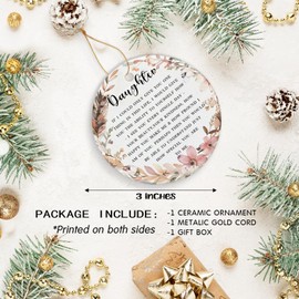 Best Brother Christmas Ornament, Present Box Decoration for Birthday, Ceramic Keepsake, 2024 Christmas Tree Decoration