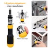 SHARDEN Ratcheting Multi Bit Screwdriver - 13-in-1 Tool Set, Flat