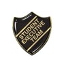 Student Executive Team Black School Shield Badge