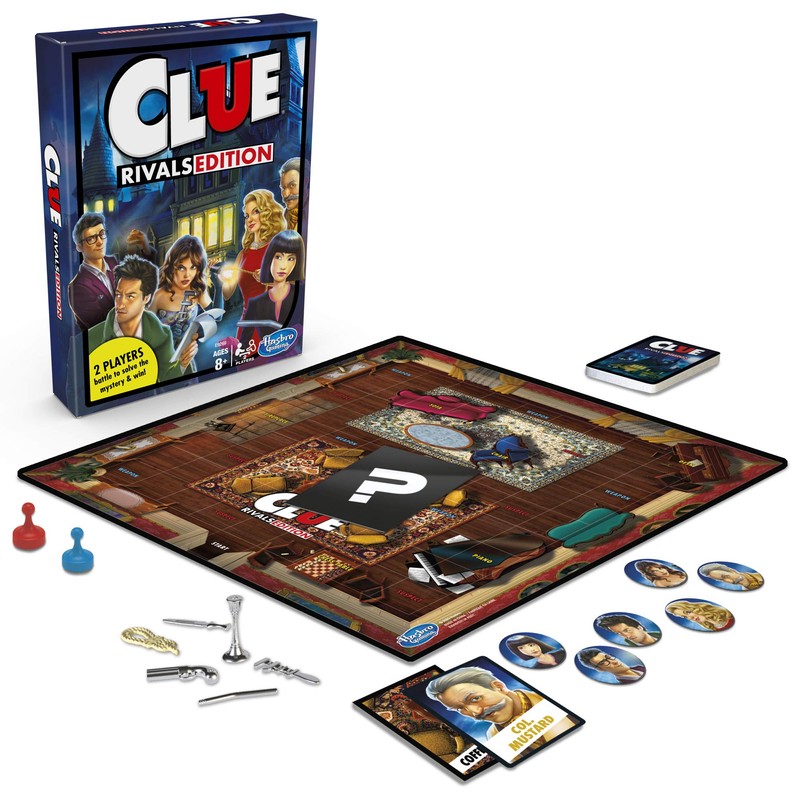 Cluedo Board Game - Edition for Rivalia, One-to-One Game for