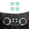 RAZPOY JK Window Switch Cover, 4PCS Center Console Window Switch