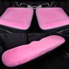 SPANICE 3 pcs/Set Car Seat Covers Fluffy Wool Car Interior