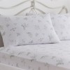 Dreams & Drapes - White Lavender King Fitted Sheet (200