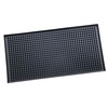 Xibany Bar Mat 6" x 12" PVC Small Black, Essentials