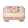 Square soap box (3 types) Bathroom soap stand Soap case Random 3ea