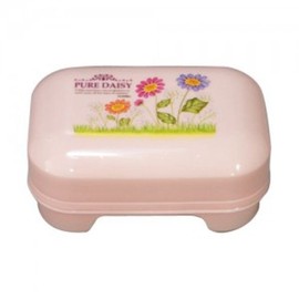 Square soap box (3 types) Bathroom soap stand Soap case Random 3ea
