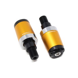 Speedra SSK Heavy Weight Handlebar End Slider Color: Matte Gold YAMAHA Grand Majesty 250/400 Magzam TMAX500 TMAX530 XJR1200/1300 MT-09 MT-07 FZ1 FAZER FZ6/R Majesty S YZF-R125