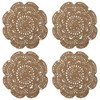 Phantomon 8 Inch Doilies Crochet Round Lace Doily Handmade Placemats