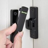 Wocoe 3 Packs Black 90/180° Barn Door Lock，Zinc Alloy Flip
