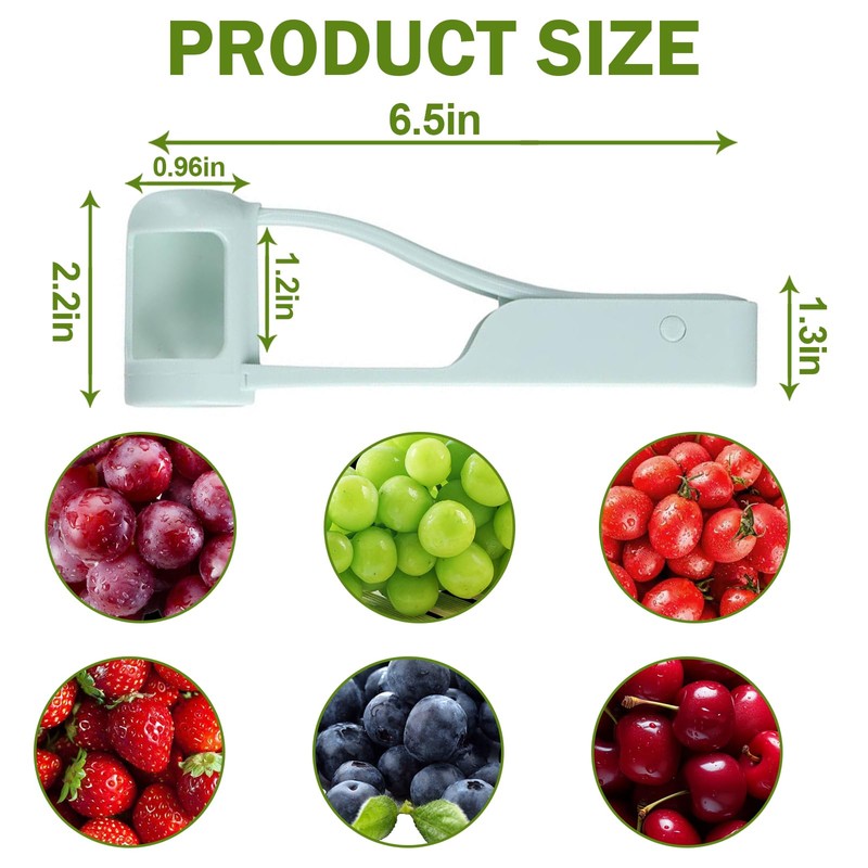 Tina.Win Grape Slicer, Stainless Steel, for Fruit, Eggs, Side Dishes,