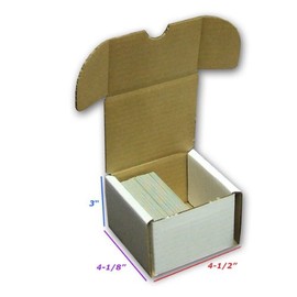 BCW Storage Box 200 Count (Quantity of 50) - Corrugated Cardboard Storage Box