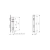 ABUS - Mortice lock for tubular frame door ESR PZ