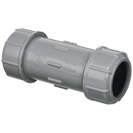 SANEI T940-40 Plumbing Components, PVC Pipe Union, Tightening Connection, For Temporary Repair and Burial Use, Length 6.6 inches (168 mm)