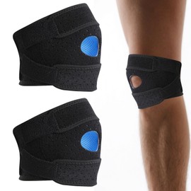 Bettinay 2 Pcs Knee Brace for Women Men, Adjustable Breathable Knee Strap for Leg Support Sports Protect the Patella