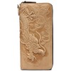 Berkut 2024 Dragon Genuine Leather Long Wallet, Dragon with Round
