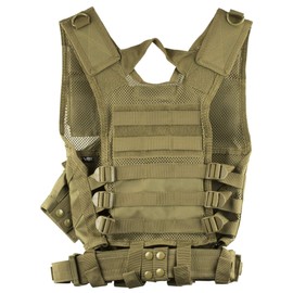 NC Star CTVC2916T Ncstar, Tactical Vest, Childrens, Tan XS-S