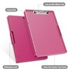 Clipboard with Storage, 8.5x11" Clip Boards with 2 Storage Case