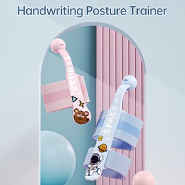 NBX Pencil Handwriting Aid Correction Children Wrist Corrector Holding Pen Posture Gripper Protect Joints with Adjustable Wristband for Preschool Homeschool Kindergarten Classroom
