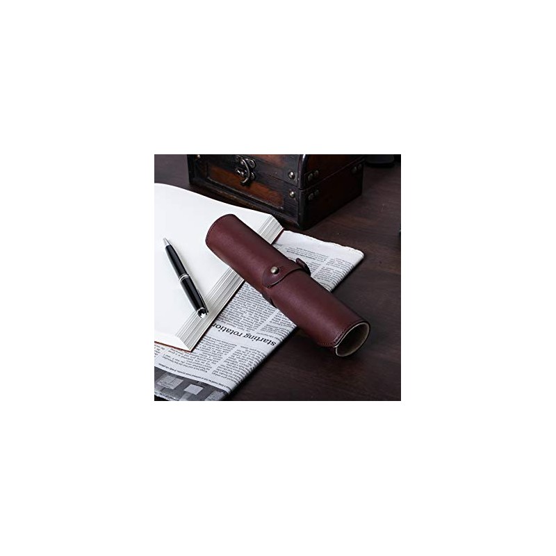 m+ Rotolo SUEDE Pencil Case, Roll-up Pen Case, Stylish, Business