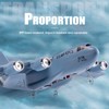 Remote Control Airplane, Transport 390mm Wingspan 2.4GHz 2CH 6-Axis Gyro