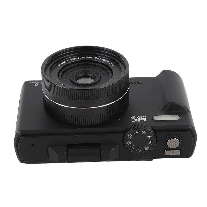 5K Digital Camera 75MP - 3" Flip Screen WiFi Vlogging