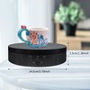 ZLMONDEE Remote Control Rotating Display Stand, 5.74inch/22Lbs Load Turner Cup