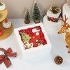 JOHOPACK 50pcs Cookie Boxes 6x6x2.5 Inch Bakery Boxes with window