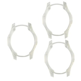 DOITOOL 3pcs Watch Case for Gear Shock TPU Protective Cover Transparent Design for Smartwatch Easy Access to Buttons Ports Sleek Stylish