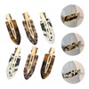 Mikinona 6pcs No Bend Hair Clips for Women Acetate Alligator