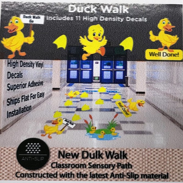 Anti-Slip Safety First - Duck Walk Sensory Pathway - School