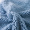 Baby Swaddle Blanket Polyester Wool Cartoon Pattern Soft Skin Friendly