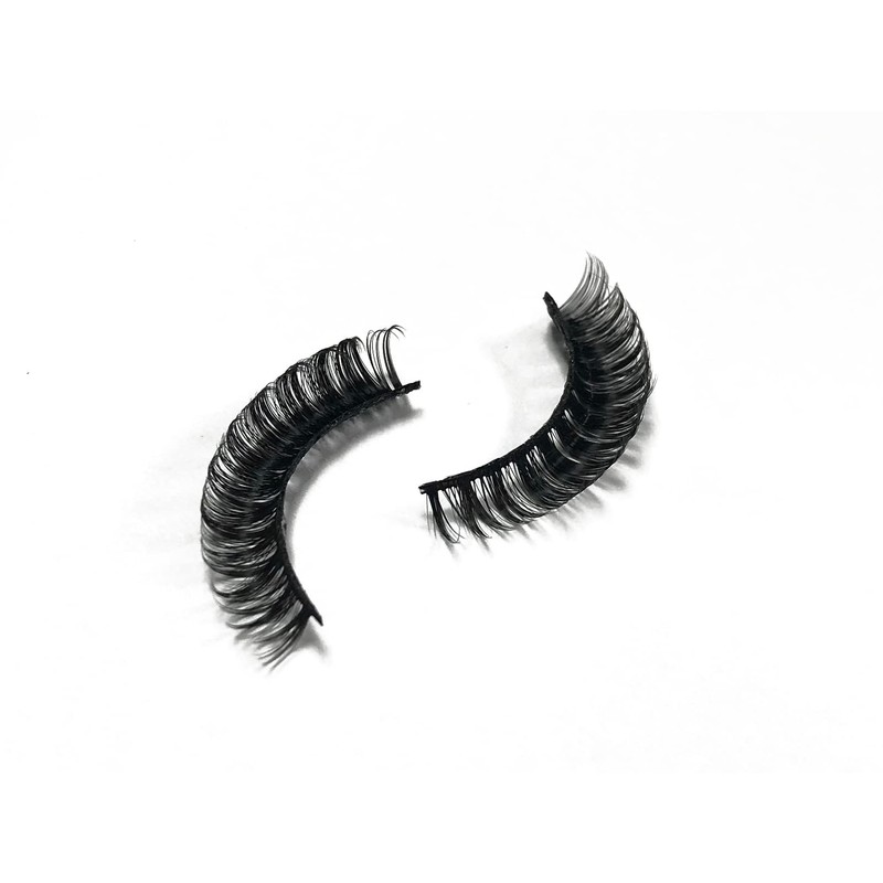 10 Pairs of 3D False Eyelashes, Reusable False Eyelashes, D