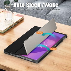 Gylint Ultra-Thin Folio Case for Lenovo Tab Idea 11 2025, Black