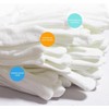 24 paia di guanti in cotone eczema, guanti bianchi lavabili
