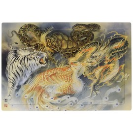 20ピース ジグソーパズル らくらくパズル 吉祥四神図 ラージピース(25.5x37.5cm)