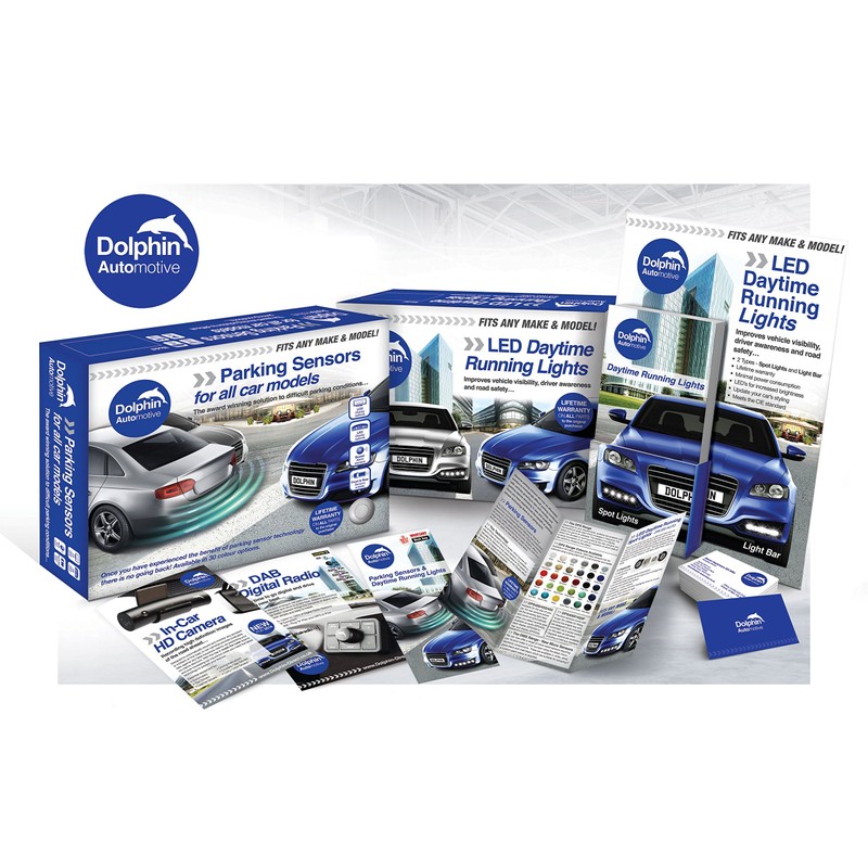 Dolphin Automotive VPS400 Rear Van Reverse Parking Sensor Rear Kit,