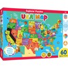 MasterPieces 60 Piece Educational Jigsaw Puzzle for Kids - USA