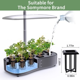 SOMYMORE 72-Pcs Seed Pod Kit, Including Hydroponics Garden Accessories (24pcs Grow Sponges, 12pcs Planting Baskets, etc.), Compatible Hydroponics Growing Systems