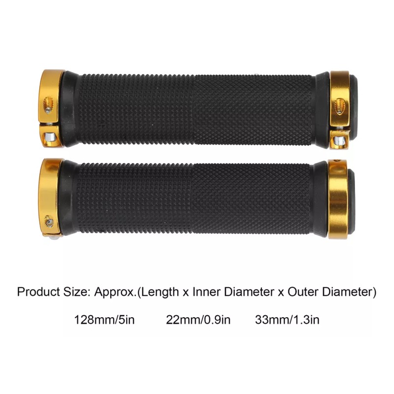 Generic 1 Par De Fundas De Manillar De Goma Ligeras