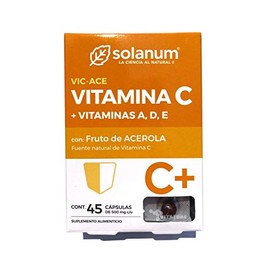 Solanum Vitamina C Solanum 45 Cápsulas C+