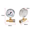 3/8in Pressure Gauge for Pressure Washer Quick Connect Shockproof Pressurization