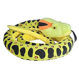 Wild Republic Snake Jumbo, Anaconda, Stuffed Animal, Plush Toy, Gifts for Kids, 113 Inches