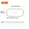 WELNENT E-Mark / 4A / CCC 2pcs Oval Reflector Self