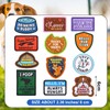 Solsew 12 Pcs Funny Cute Dog Patches for Harness Removable
