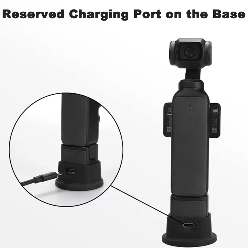 FiTSTILL Black Silicone Non-Slip Desktop Mount for DJI Osmo Pocket