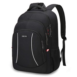 Laptop Backpack Mens Womens Lightweight Backpack Travel Backpack with Large Space Water Resistant Business Backpack 15.6 Inch Laptop Bag for Dailyuse, Work, and Travel - Black
